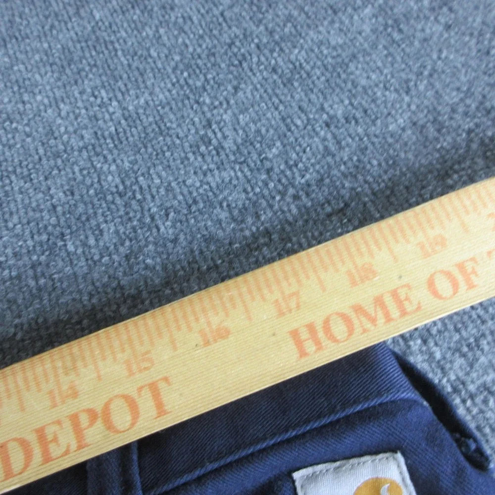 Carhartt FR Pants Mens 36x30 Blue Flame Resistant CAT 2 Canvas Chino Workwear